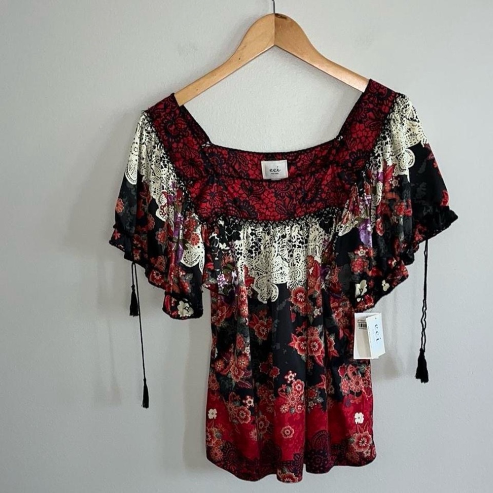 Eci New York Bohemian Blouse